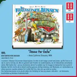 Ark Bokhandel DEN FANTASTISKE BUSSEN, NOK 999 tilbud