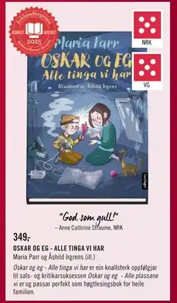 Ark Bokhandel OSKAR OG EG - ALLE TINGA VI HAR. Maria, NOK 349 tilbud