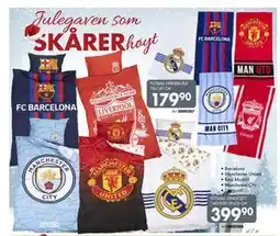 Sparkjøp FOTBALL SENGESETT 140x200/50x70 CM, NOK 399.9 tilbud