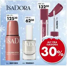 Sparkjøp ALT FRA ISADORA tilbud