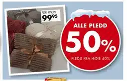 Sparkjøp ALLE PLEDD, NOK 99.95 tilbud