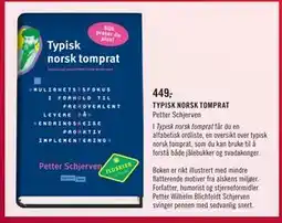 Ark Bokhandel TYPISK NORSK TOMPRAT, NOK 449 tilbud