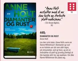 Ark Bokhandel DIAMANTER OG RUST, NOK 449 tilbud
