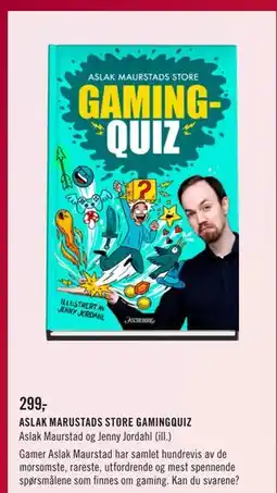 Ark Bokhandel ASLAK MARUSTADS STORE GAMINGQUIZ, NOK 299 tilbud