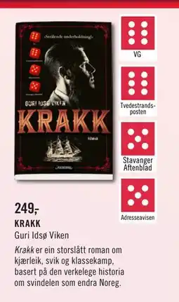 Ark Bokhandel KRAKK, NOK 249 tilbud