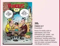 Ark Bokhandel PONDUS 24/7, NOK 399 tilbud
