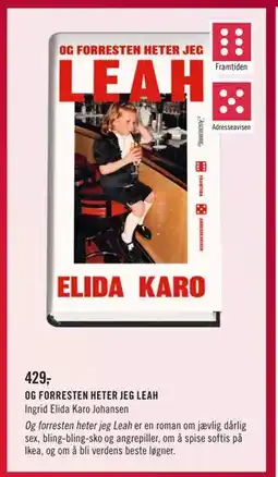 Ark Bokhandel OG FORRESTEN HETER JEG LEAH, NOK 429 tilbud
