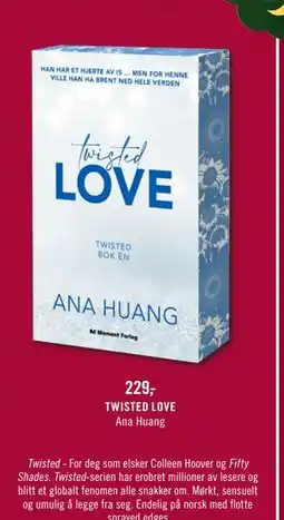 Ark Bokhandel TWISTED LOVE, NOK 229 tilbud