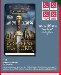 Ark Bokhandel BARBARENE FRA NORD, NOK 449 tilbud