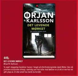 Ark Bokhandel DET LEVENDE MØRKET, NOK 449 tilbud
