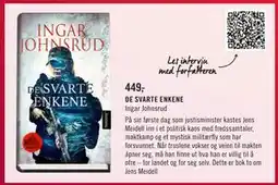 Ark Bokhandel DE SVARTE ENKENE, NOK 449 tilbud
