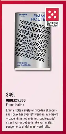 Ark Bokhandel UNDERSKUDD, NOK 349 tilbud