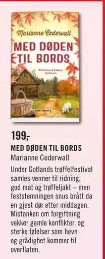 Ark Bokhandel MED DØDEN TIL BORDS, NOK 199 tilbud