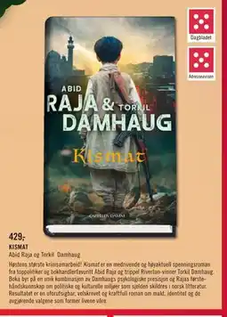 Ark Bokhandel KISMAT, NOK 429 tilbud