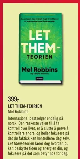 Ark Bokhandel LET THEM-TEORIEN, NOK 399 tilbud
