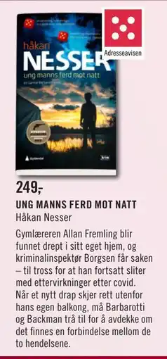 Ark Bokhandel UNG MANNS FERD MOT NATT, NOK 249 tilbud