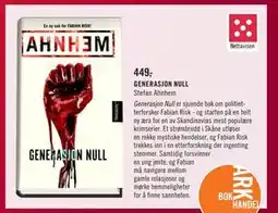 Ark Bokhandel GENERASJON NULL, NOK 449 tilbud