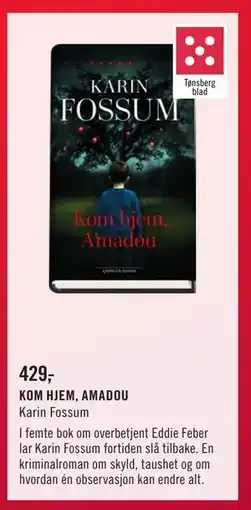 Ark Bokhandel KOM HJEM, AMADOU, NOK 429 tilbud