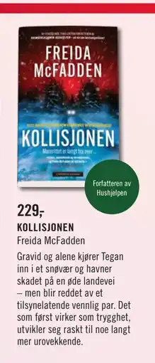 Ark Bokhandel KOLLISJONEN, NOK 229 tilbud