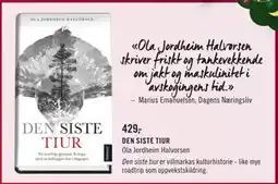 Ark Bokhandel DEN SISTE TIUR., NOK 429 tilbud