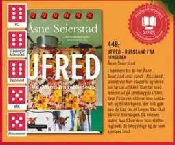 Ark Bokhandel UFRED - RUSSLAND FRA INNSIDEN, NOK 449 tilbud