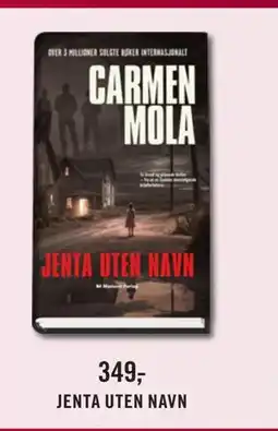 Ark Bokhandel JENTA UTEN NAVN, NOK 349 tilbud