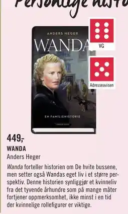 Ark Bokhandel WANDA, NOK 449 tilbud