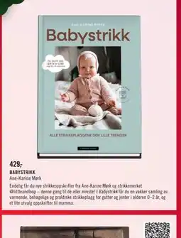 Ark Bokhandel BABYSTRIKK, NOK 429 tilbud