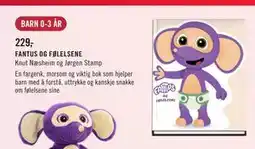 Ark Bokhandel FANTUS OG FØLELSENE, NOK 229 tilbud