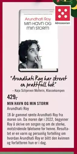 Ark Bokhandel MIN HAVN OG MIN STORM, NOK 429 tilbud