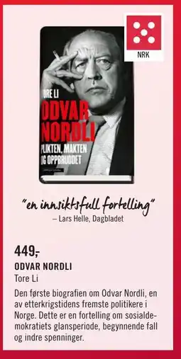Ark Bokhandel ODVAR NORDLI, NOK 449 tilbud