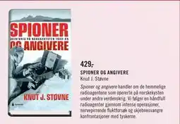 Ark Bokhandel SPIONER OG ANGIVERE, NOK 429 tilbud