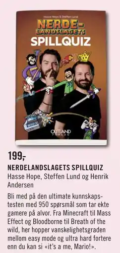 Ark Bokhandel NERDELANDSLAGETS SPILLQUIZ, NOK 199 tilbud