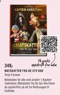 Ark Bokhandel MATSKATTER FRA DE SYV HAV, NOK 349 tilbud