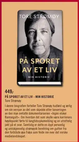 Ark Bokhandel PÅ SPORET AV ET LIV - MIN HISTORIE, NOK 449 tilbud