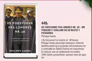 DE FORSVUNNE FRA LONDRES NR. 38 - OM PINOCHET I ENGLAND OG EN NAZIST I PATAGONIA, NOK 449