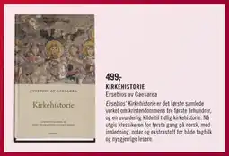 Ark Bokhandel KIRKEHISTORIE, NOK 499 tilbud