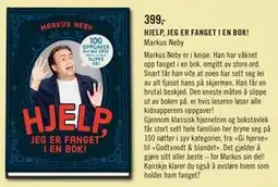 Ark Bokhandel HJELP, JEG ER FANGET I EN BOK!, NOK 399 tilbud