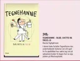 Ark Bokhandel TEGNEHANNE - BLOD, SVETTE OG TRESS-IS, NOK 249 tilbud