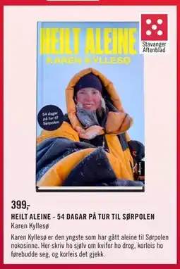 Ark Bokhandel HEILT ALEINE - 54 DAGAR PÅ TUR TIL SØRPOLEN, NOK 399 tilbud