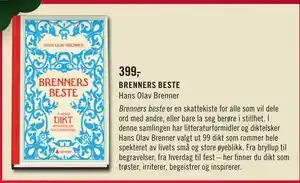 Ark Bokhandel BRENNERS BESTE, NOK 399 tilbud