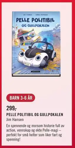 Ark Bokhandel PELLE POLITIBIL OG GULLPOKALEN, NOK 299 tilbud