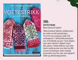 Ark Bokhandel VOTTESTRIKK, NOK 399 tilbud