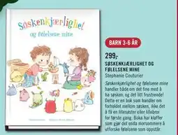 Ark Bokhandel SØSKENKJÆRLIGHET OG FØLELSENE MINE, NOK 299 tilbud