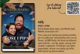 Ark Bokhandel POST I PIPA, NOK 449 tilbud