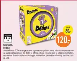 Ark Bokhandel DOBBLE, NOK 120 tilbud