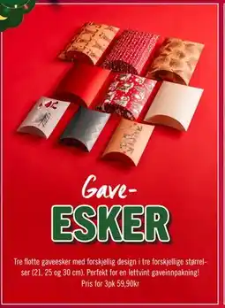 Ark Bokhandel GaveESKER, NOK 59.9 tilbud