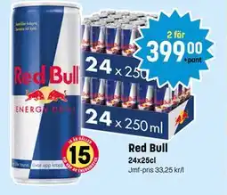 Eurocash Red Bull, SEK 399 tilbud