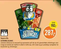 Ark Bokhandel EXTREME SILENCE, NOK 287 tilbud