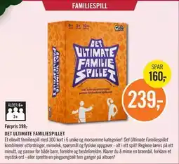 Ark Bokhandel DET ULTIMATE FAMILIESPILLET, NOK 239 tilbud
